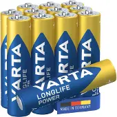 Varta Pile Alcaline AAA 1.5 V High Energy Lot de 12 -