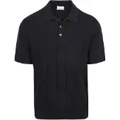 Profuomo Polo Drop Needle Texturé Marine