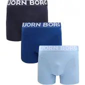 Björn Borg Boxers Lot de 3 Bleu