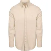 Mcgregor Chemise Coton-Lin Écru Beige taille XL