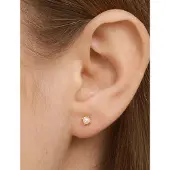 Timi Of Sweden Boucles d'oreilles 'Essie' or