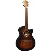 LAG Guitars Tramontane 70 T70ACE Black & Brown guitare électro-acoustique folk