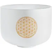 Meinl Planetary Tuned Crystal Singing Bowl 10" Flower of Life