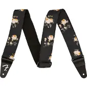 Fender Sangle à Fleurs Noir 2