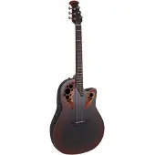 Ovation Celebrity Elite Mid Cutaway Reverse Red Burst CE44-RRB-G