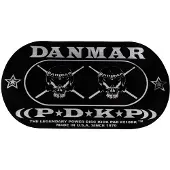 Danmar 210DKSk - Pad Autocollant Grosse Caisse Double Pédale - Skull