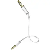 In - Akustik 0.75m 3.5mm câble audio 0,75 m 3 x RCA Blanc