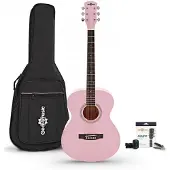 Gear4Music Guitare Acoustique dÉtude et Pack dAccessoires par Rose