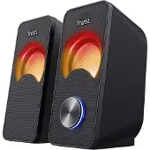 Trust Arys Led Rgb 2.0 6w Speakers Noir One Size / EU Plug 220V