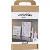 Creativ Company Hobbyset : Broderie, couleurs pastel