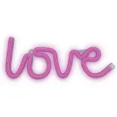 Forever Light Light Lampe néon à LED LOVE rose - FLNE05