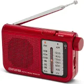 Aiwa RS-55RD Radio portable Personnel Analogique Rouge