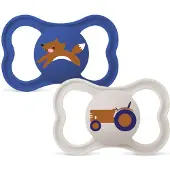 Mam Supreme Tétine silicone bleu 6-16 mois 2 pc(s) Sucette(S)