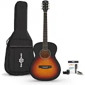 Gear4Music Guitare Acoustique dÉtude et Pack dAccessoires par Sunburst