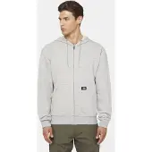 Dickies Hommes, Pull-over, Midweight Full Zip Fleece Hoodie Regular Heather Grey, Gris, (M)