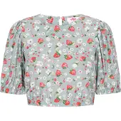 Mymo Chemisier 'Young Fashion' vert / vert pastel / rouge / blanc