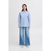 Ichi Chemisier 'GESTA' bleu clair