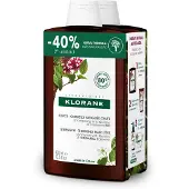 Klorane A LA QUININE ET EDELWEISS BIO duo shampoing fortifiant 2 x 400 ml