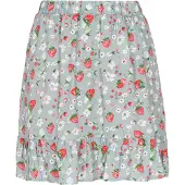 Mymo Jupe vert / vert pastel / rouge / blanc cassé