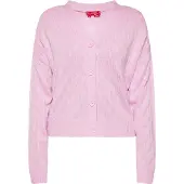 Swirly Cardigan rose clair
