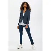 Kaffe Blazer 'Kinnie' bleu marine / cognac / blanc