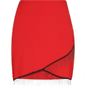 Faina Jupe 'Fashion Look' rouge / noir