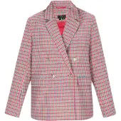 Faina Blazer bleu / rose / rouge