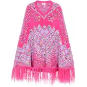 IZIA Cape jaune / violet / rose / blanc