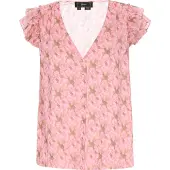 Faina Chemisier 'Fashion Look' beige foncé / rose / rose ancienne
