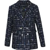 Faina Blazer bleu / noir / blanc