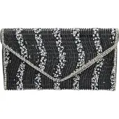 Faina Pochette noir / transparent