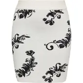 Ebeeza Jupe noir / blanc cassé