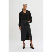 My Essential Wardrobe Jupe 'Louis' noir denim