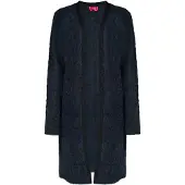 Swirly Cardigan pétrole / noir