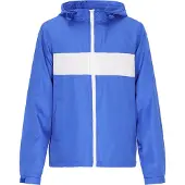 MO Veste mi-saison bleu roi / blanc