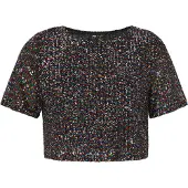 Mymo T-shirt bleu / vert / noir