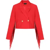 Faina Blazer rouge