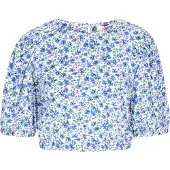 Mymo Chemisier 'Spring Summer' bleu / vert / orchidée / blanc