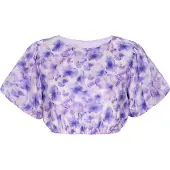 Dreimaster Chemisier violet / violet foncé / rose ancienne / blanc