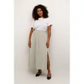 KAFFE CURVE Jupe vert pastel