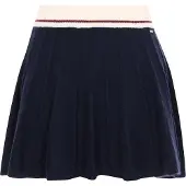 Dreimaster Maritim Jupe bleu foncé / rouge / blanc naturel