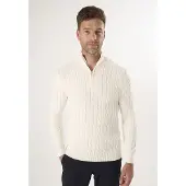 Felix Hardy Pull-over blanc cassé