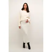 Kaffe Jupe blanc cassé