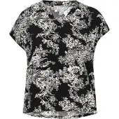 Usha Chemisier noir / blanc