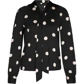 Faina Chemisier beige clair / noir