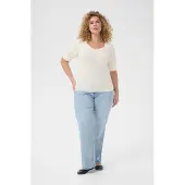 KAFFE CURVE Chemisier 'KCsissy' blanc