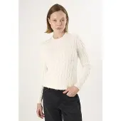 Felix Hardy Pull-over blanc cassé