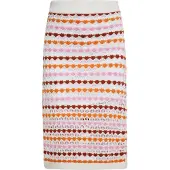 Ebeeza Jupe orange / rose clair / bordeaux / blanc cassé