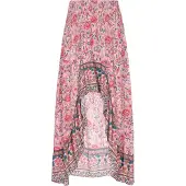 Usha Jupe 'Festival' bleu / rose / rosé / blanc