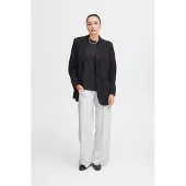 Ichi Pantalon à pince 'KATE' crème